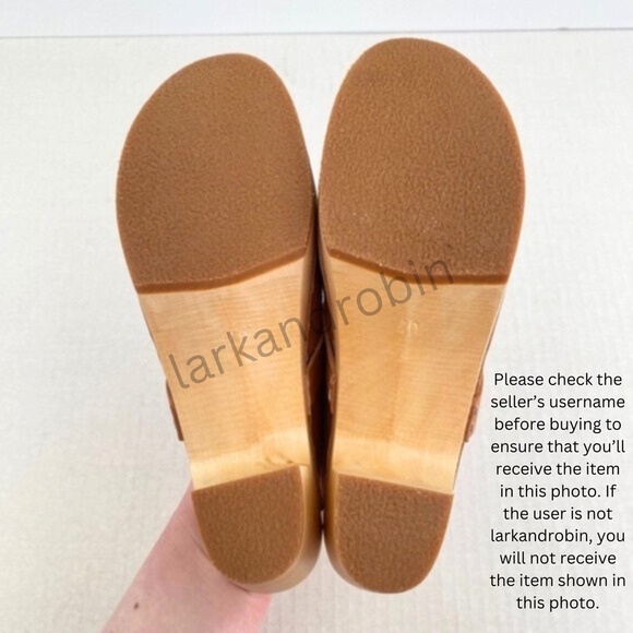 NEW Swedish Hasbeens Classic Clog Nature 40 - Picture 8 of 16